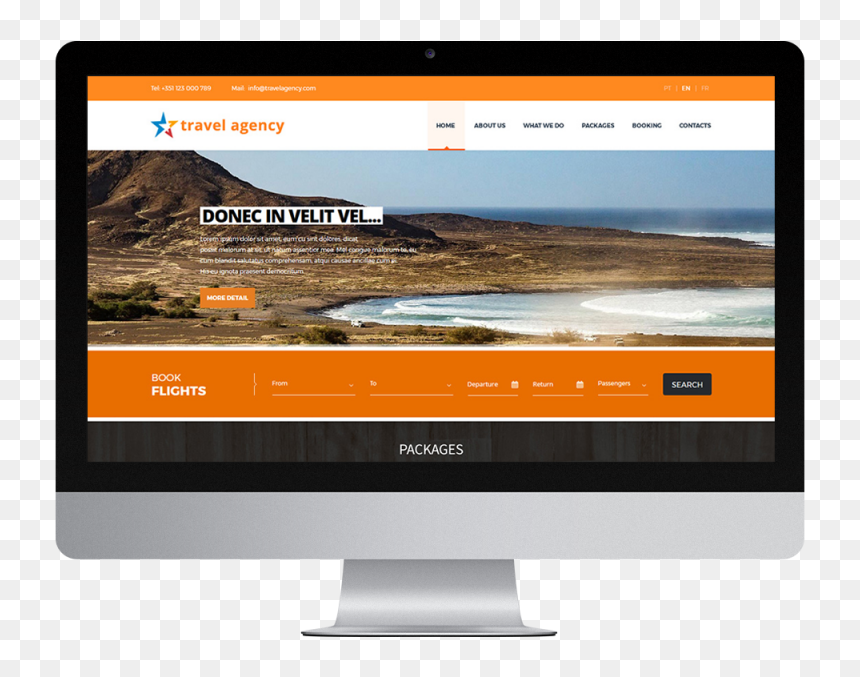 Ttswebooksuite Imac Echotemplate - Mobile Websites Examples, HD Png Download - book template png