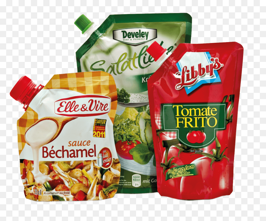 Sauce Pouches, HD Png Download - condiments png