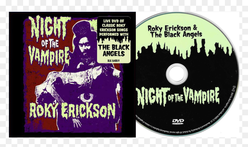 Roky Erickson & The Black Angels - Roky Erickson Night Of The Vampire, HD Png Download - black angels png