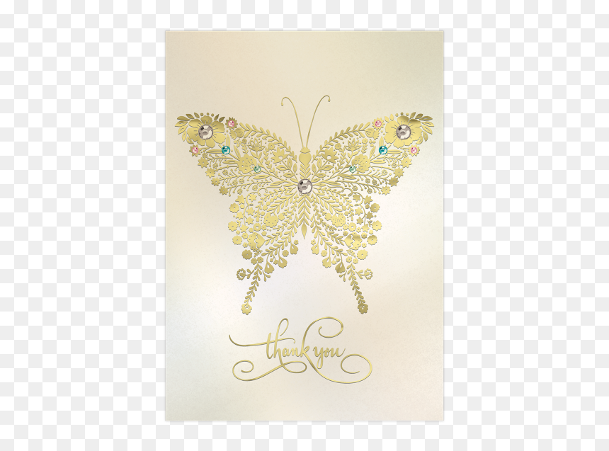 Papilio Machaon, HD Png Download - gold butterflies png