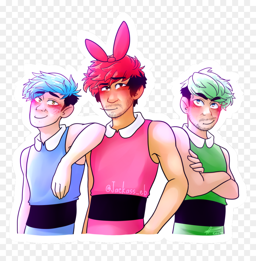 Mark X Ethan Fanart, HD Png Download - jackass png
