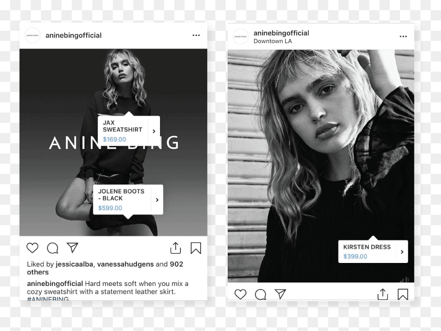 Anine Bing Women’s Fashion Brand By The Model Turned - Instagram Trend S 2019, HD Png Download - joe sugg png