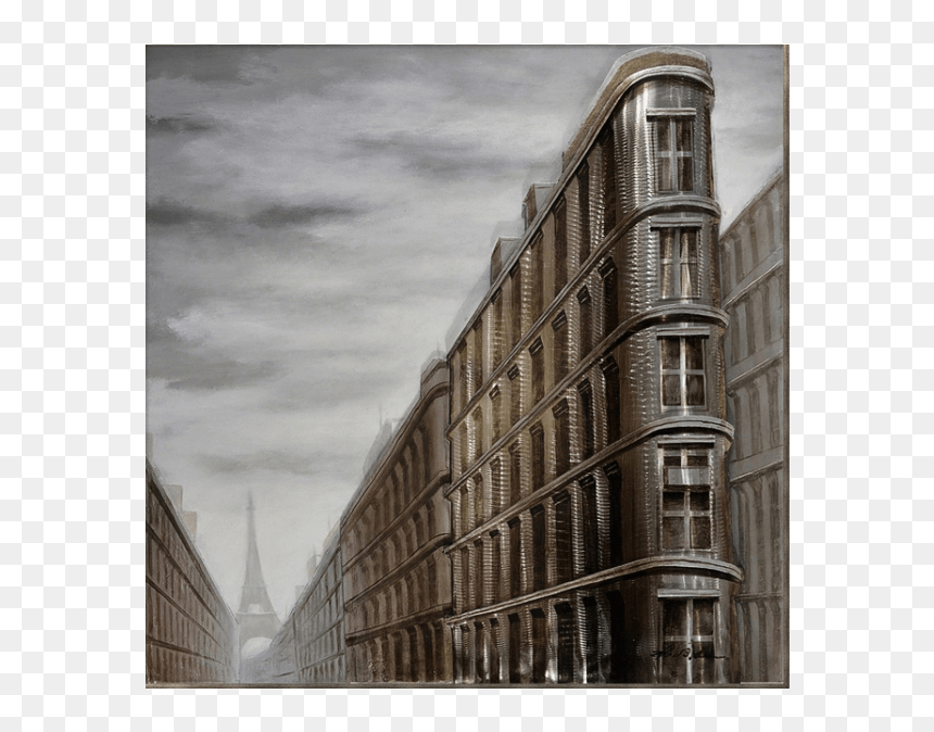 Oil Painting Building 3d, HD Png Download - building windows png