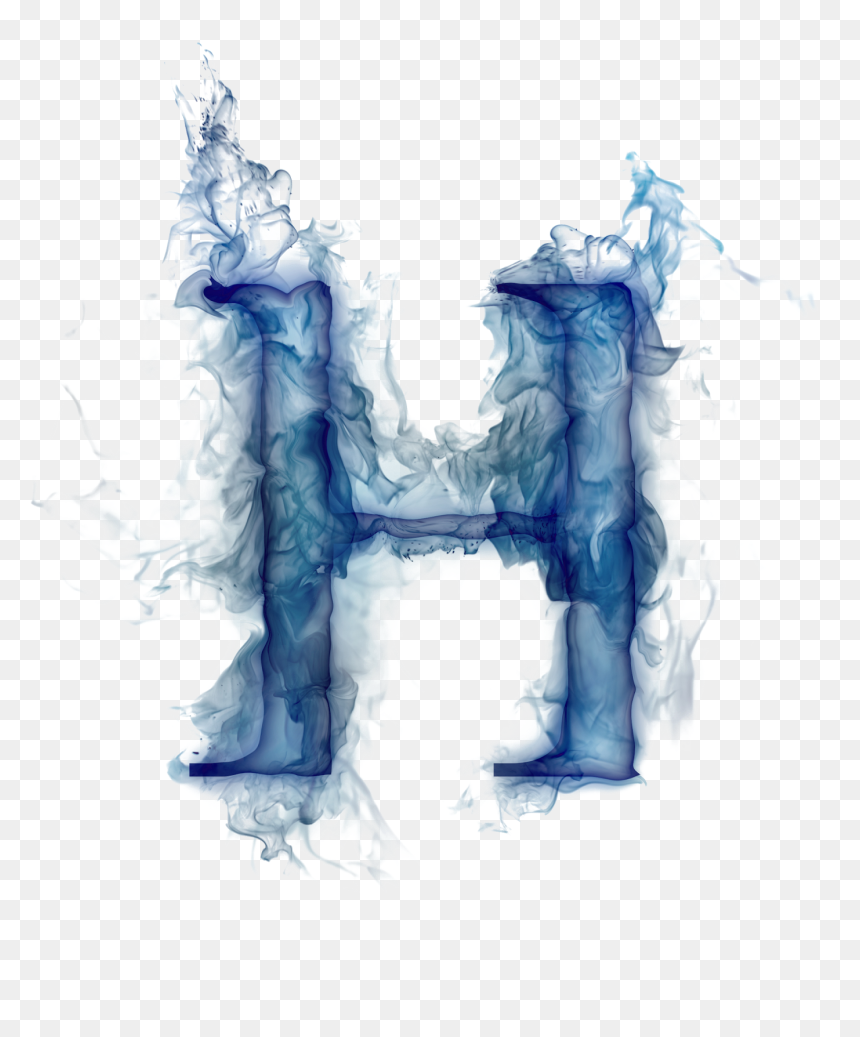 Smoke Letters Png - Letter H, Transparent Png - paloma vector png