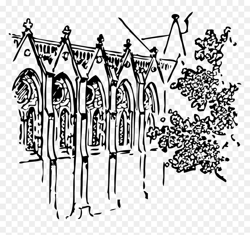 Canterbury Cathedral Clipart, HD Png Download - building windows png