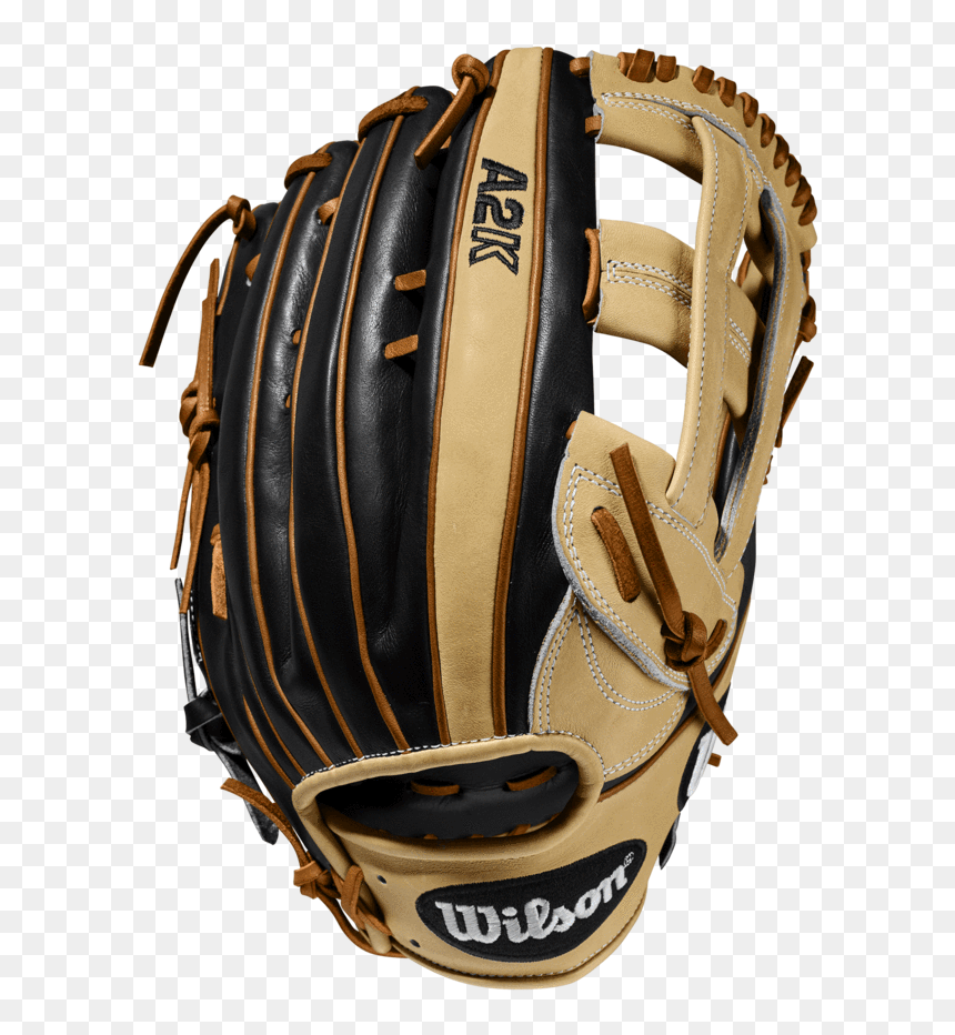 Black Outfield Baseball Glove, HD Png Download - baseball bat .png