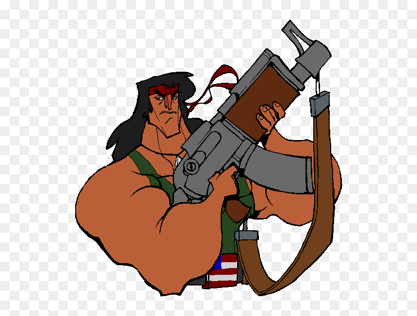 Newrambro - Cartoon, HD Png Download - broforce png