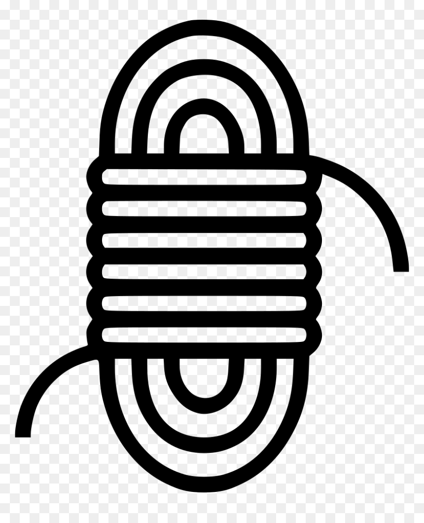 Hiking Rope - Rope, HD Png Download - hiking icon png