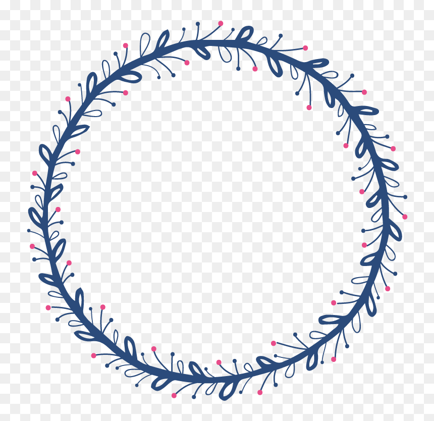 Cartoon Border Wreath 800*800 Transprent Png Free - Cartoon, Transparent Png - wreath border png