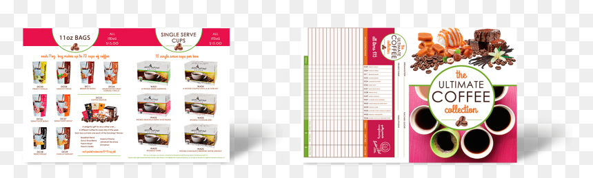 Gourmet Coffee Brochure, HD Png Download - fundraising thermometer png