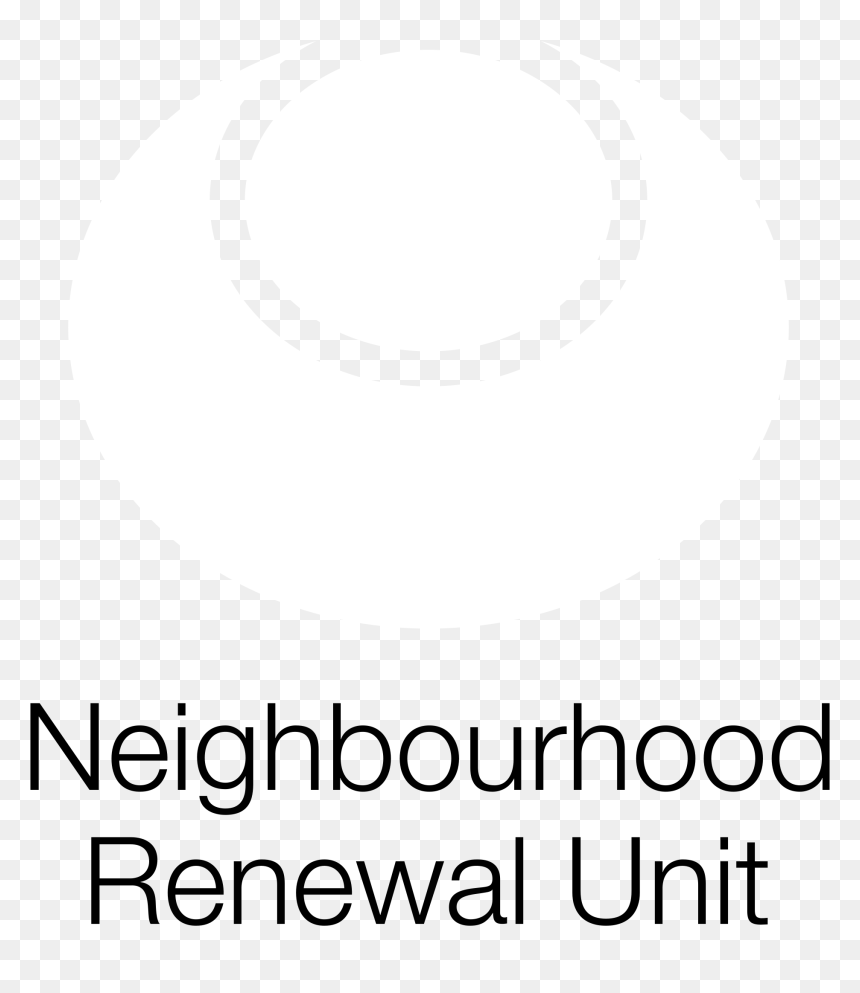 Neighbourhood Renewal Unit Logo Black And White - Saftschubse, HD Png Download - the neighbourhood logo png