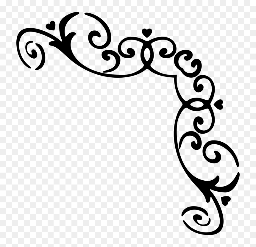 Heart,plant,line Art - Hearts Ornamental Frame Png, Transparent Png - vintage heart png