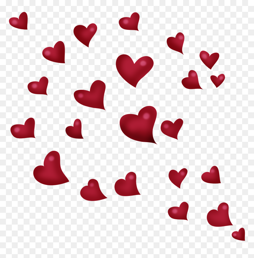 Flight Clip Art - Flying Hearts Clipart, HD Png Download - vintage heart png