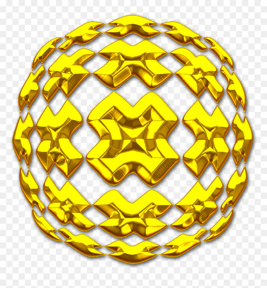 🎄
#christmas #christmasdecoration #sphere #gold #merrychristmas - Circle, HD Png Download - gold sphere png