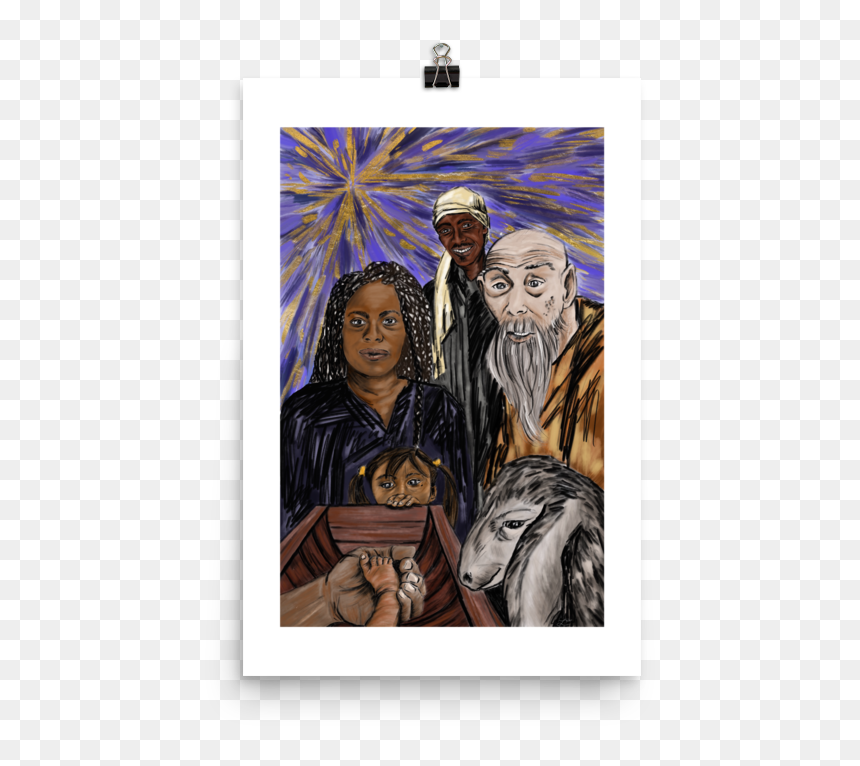 God Couldn"t Wait Print - Visual Arts, HD Png Download - christmas hat .png