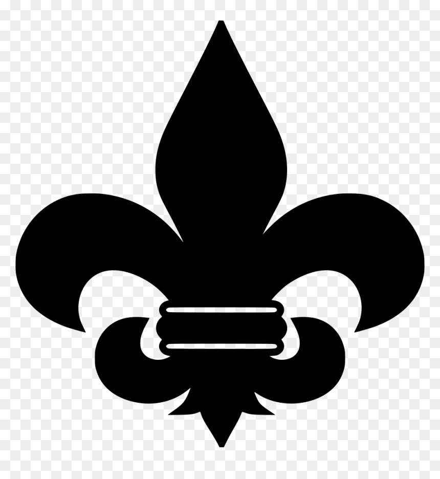 Burgundy Fleur De Lis, HD Png Download - medieval scroll png