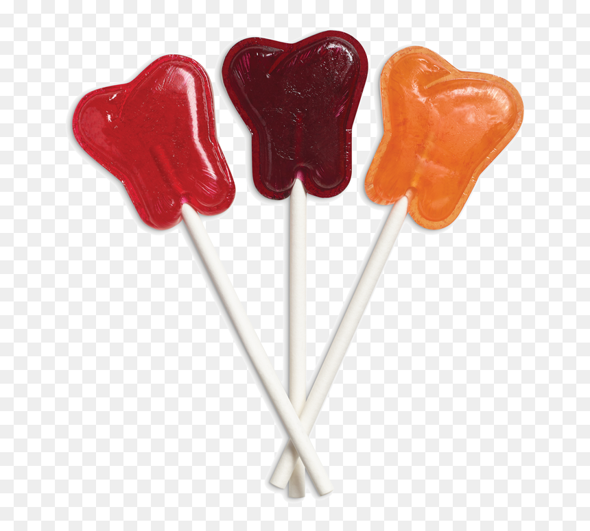 Thrive Fruit Mix Tooth Shaped Lollipops - Candy, HD Png Download - lollipops png