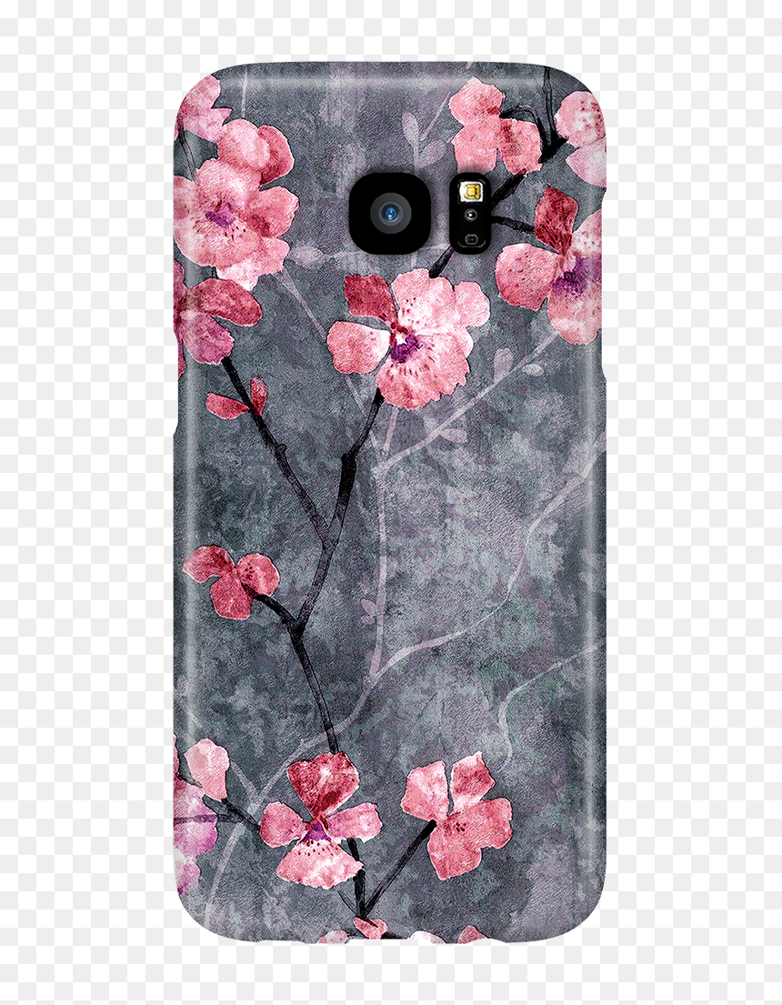 Cherry Blossom Case Samsung Galaxy S6 Edge, HD Png Download - samsung galaxy s7 edge png