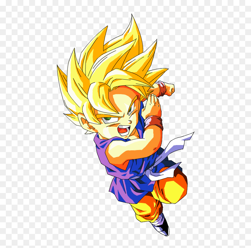 Ssj Gt Goku Png Transparent Png , Png Download - Do Goku Gt Ssj, Png Download - goku flying png