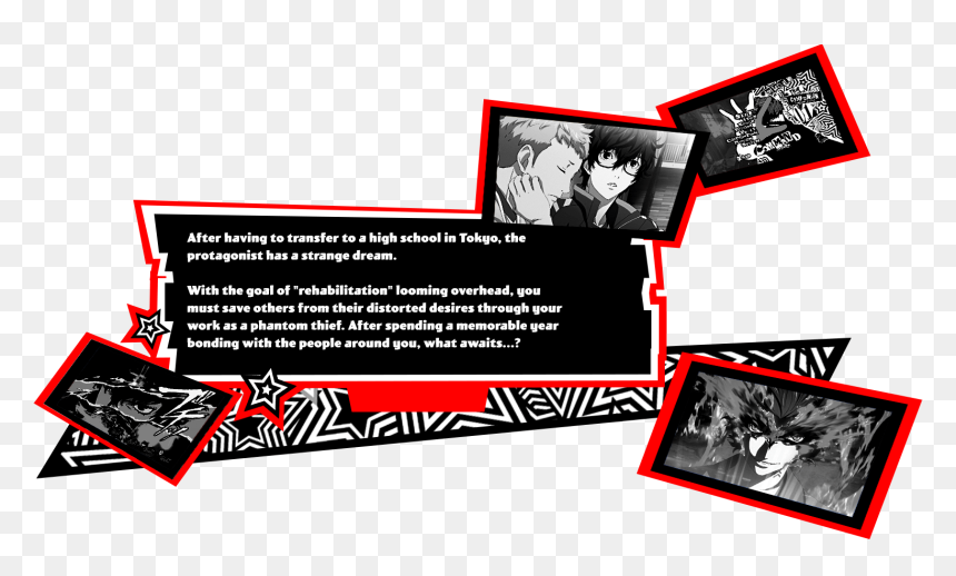 Graphic Design, HD Png Download - persona 5 protagonist png