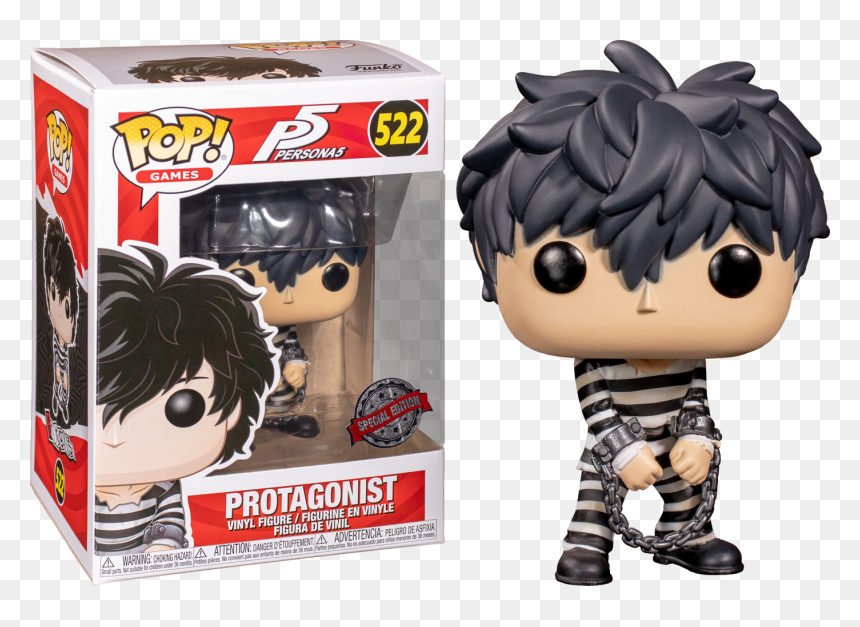 Pop Vinyl, HD Png Download - persona 5 protagonist png