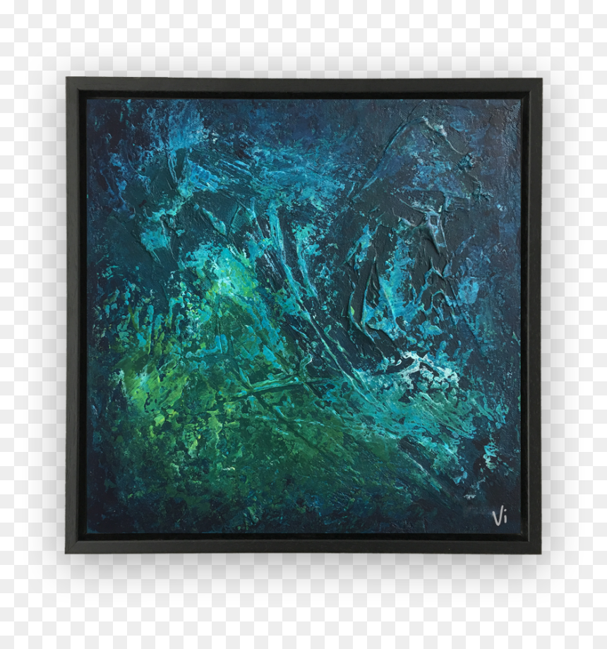 Painting, HD Png Download - turquoise frame png