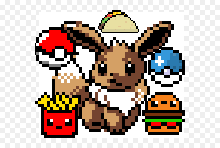 Eevee Winking, HD Png Download - broken skull png
