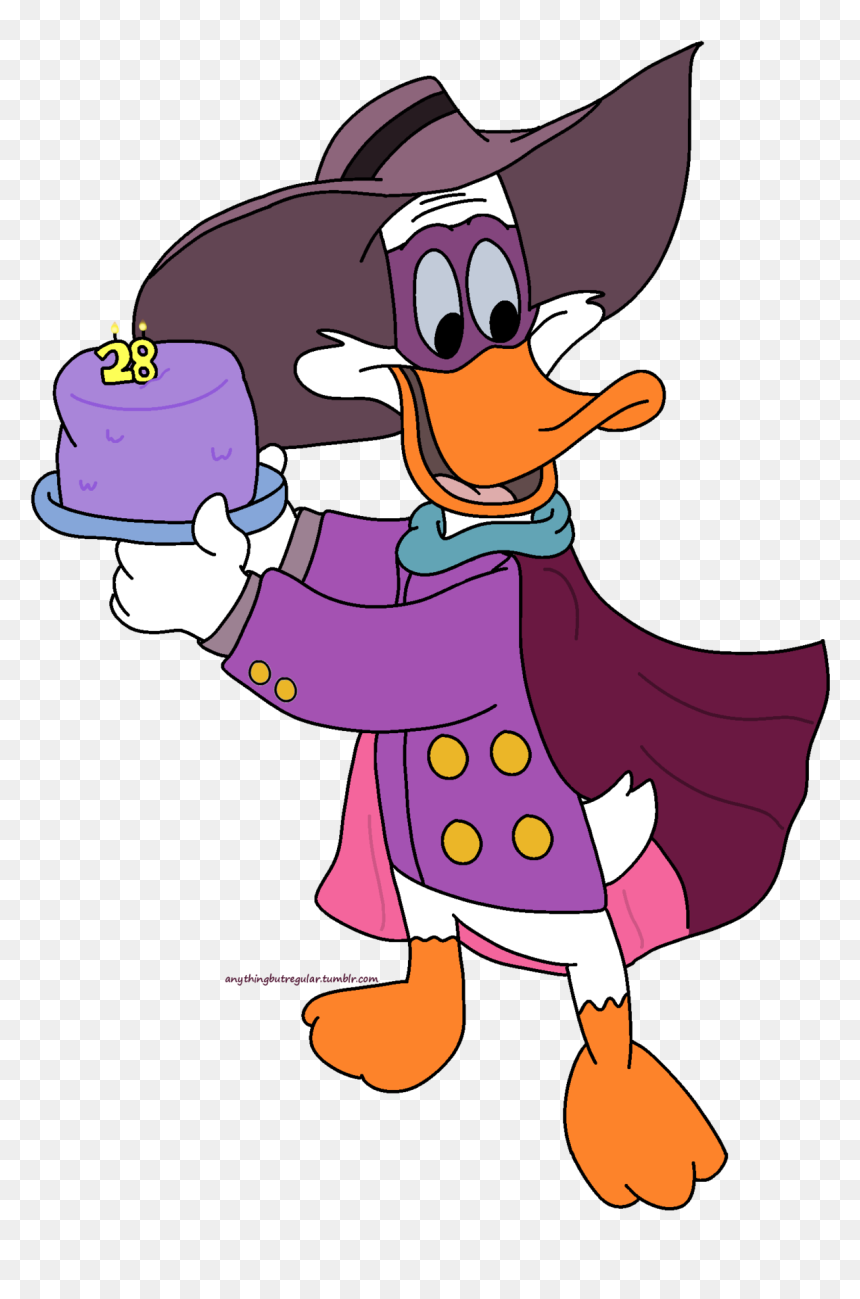 Happy Birthday Darkwing Duck, HD Png Download - darkwing duck png
