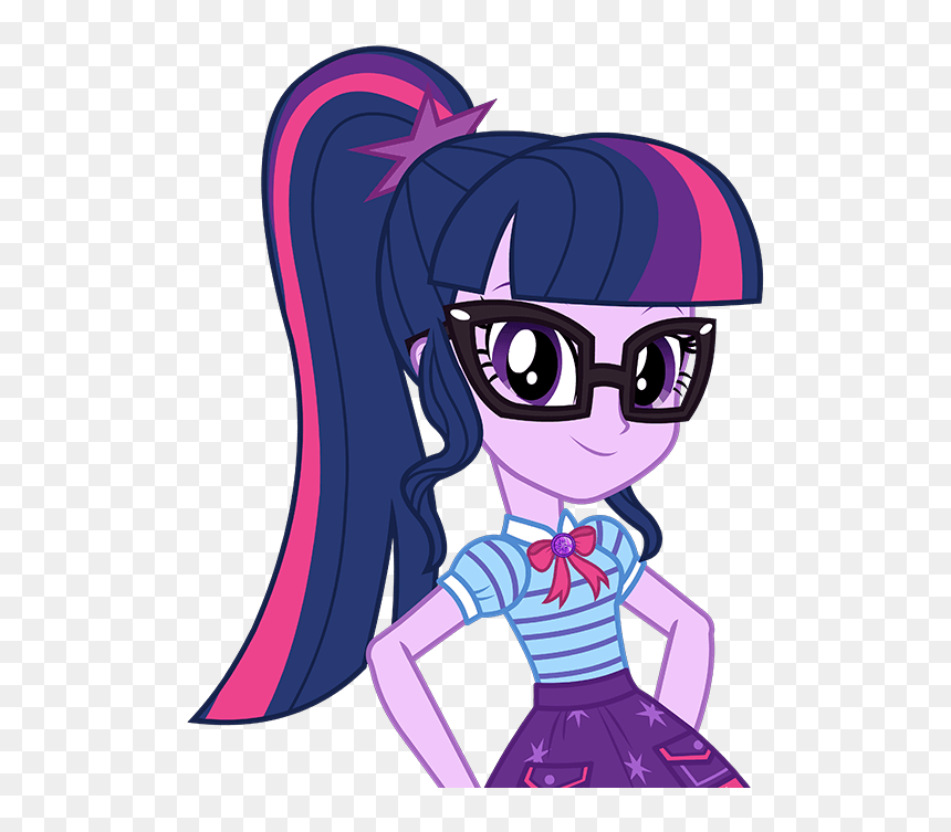 Twilight Sparkle Cropped - Twilight Sparkle And Sci Twi, HD Png Download - mlp twilight sparkle png
