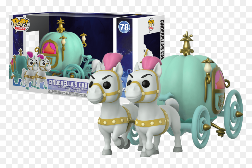 Cinderella Carriage Funko Pop, HD Png Download - cinderella mice png