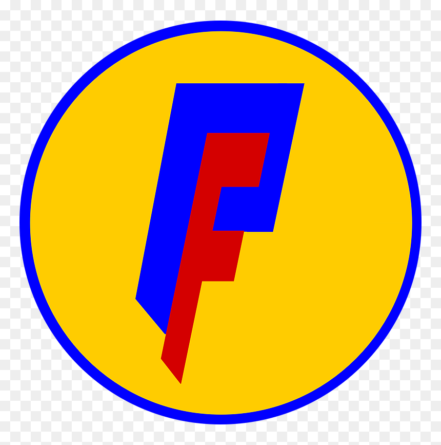 Pf With Gold-blue Ring - Circle, HD Png Download - blue ring png