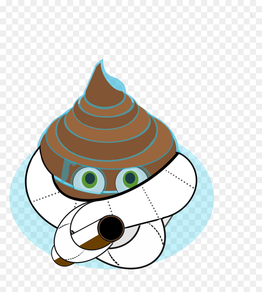 Pile Of Poo Emoji, HD Png Download - party hat emoji png
