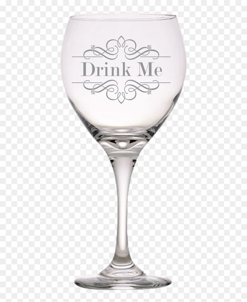 Wine Glass Laser Etching, HD Png Download - drink me png