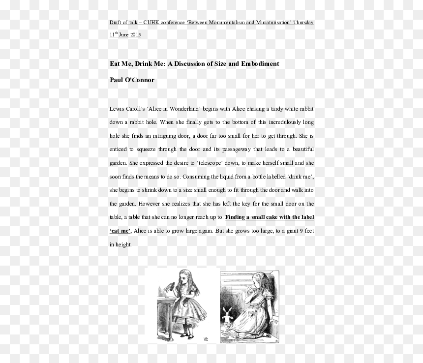 Alice In Wonderland Illustrations, HD Png Download - drink me png