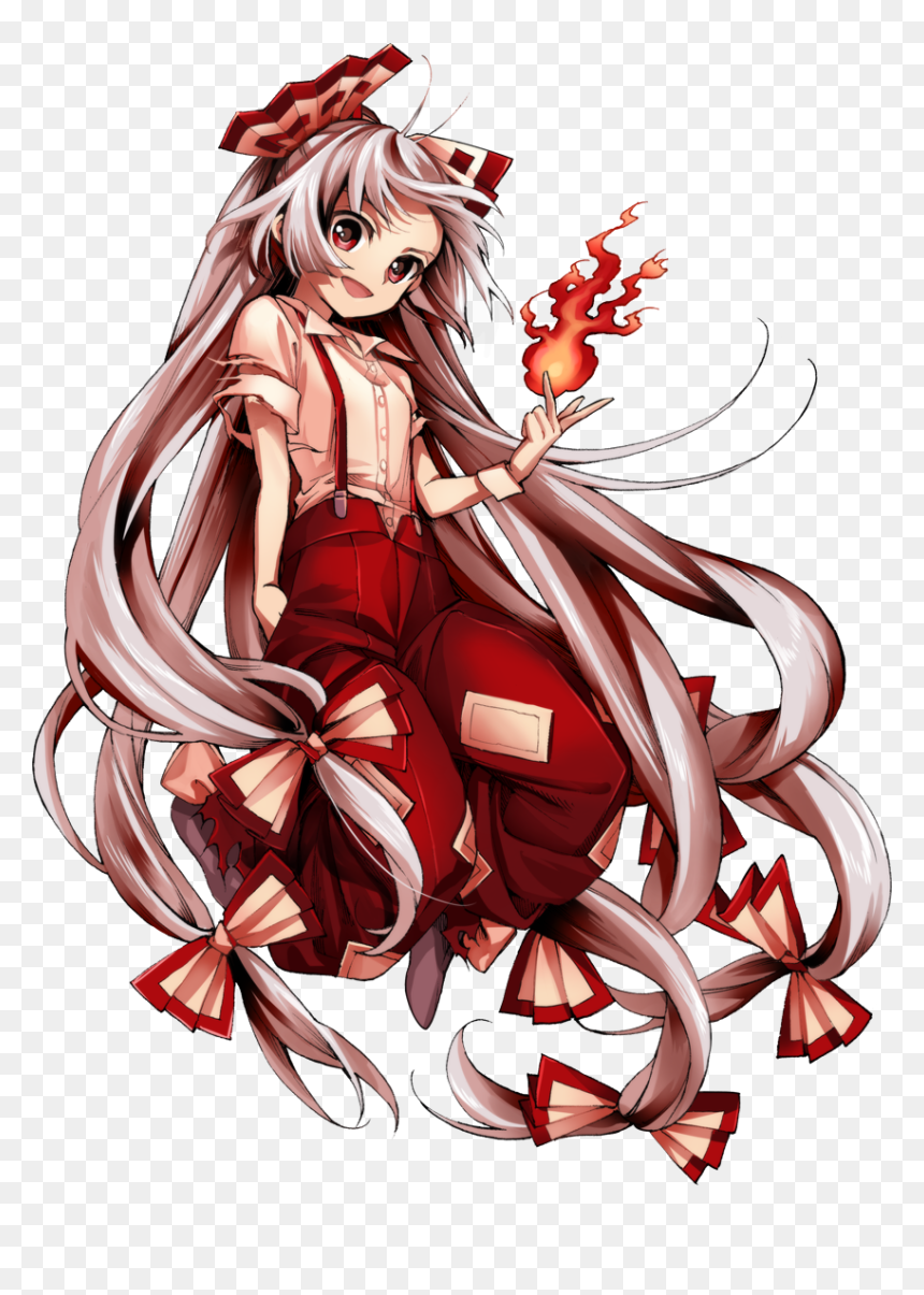 Fujiwara Mokou Touhou, HD Png Download - kaneki mask png