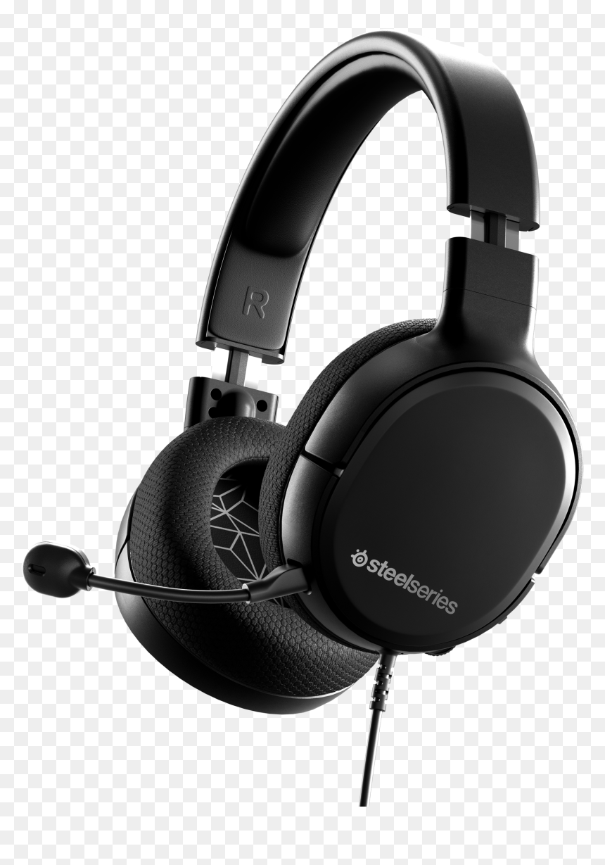 Steelseries Arctis 1 Black, HD Png Download - steelseries png