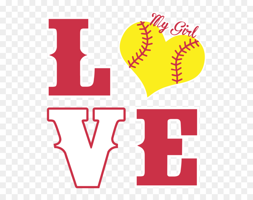Clip Art, HD Png Download - heart softball png