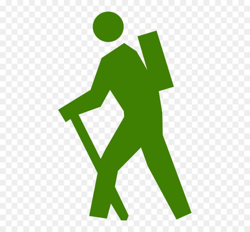 Hiking Clip Art, HD Png Download - path clipart png