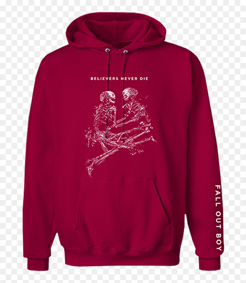Believers Never Die Hoodie, HD Png Download - skeleton gif png