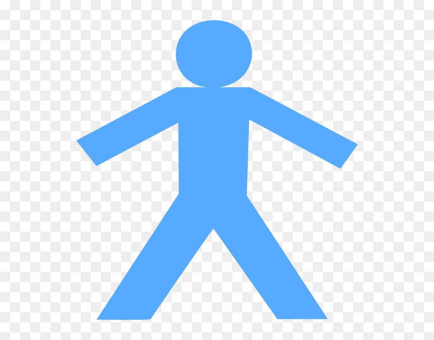 One Person Clip Art, HD Png Download - person waving png
