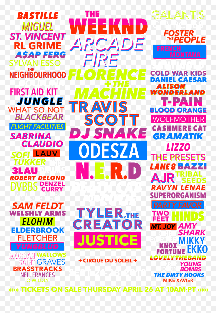 Life Is Beautiful Festival 2018 Lineup, HD Png Download - denzel curry png