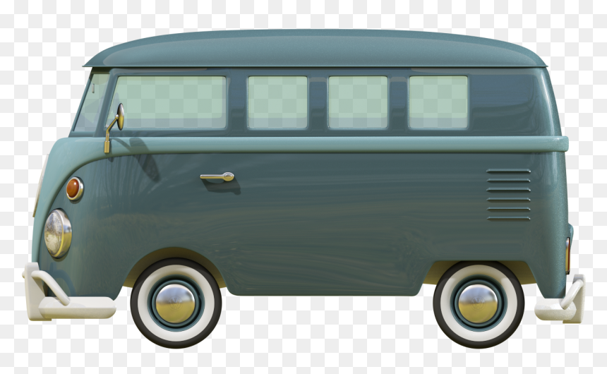 Transparent Van Clipart - Volkswagen Van Side Png, Png Download - van clipart png