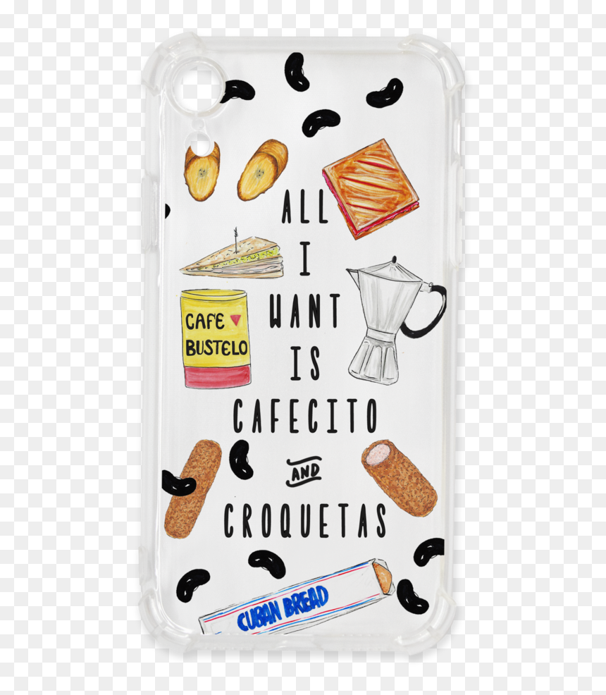 Cafecito & Croquetas Phone Case - Junk Food, HD Png Download - croquetas png