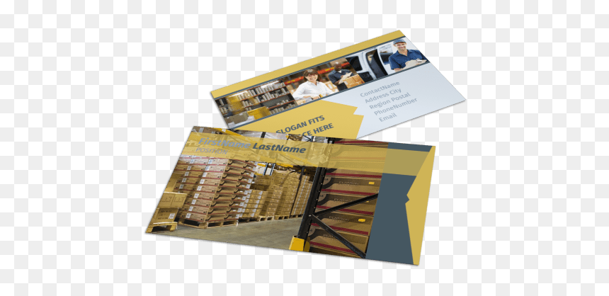 Logistics Company Business Card Template Preview - Wood, HD Png Download - playing card template png