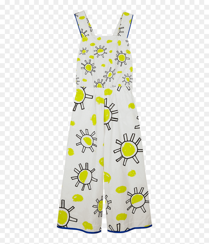 Sun Doodle Cross Strap Dungarees, HD Png Download - sun doodle png
