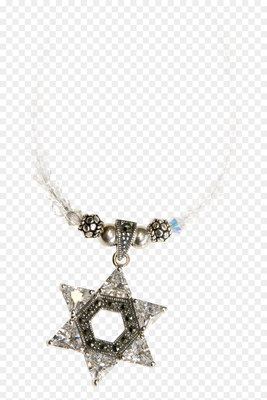 Necklace, HD Png Download - david star png