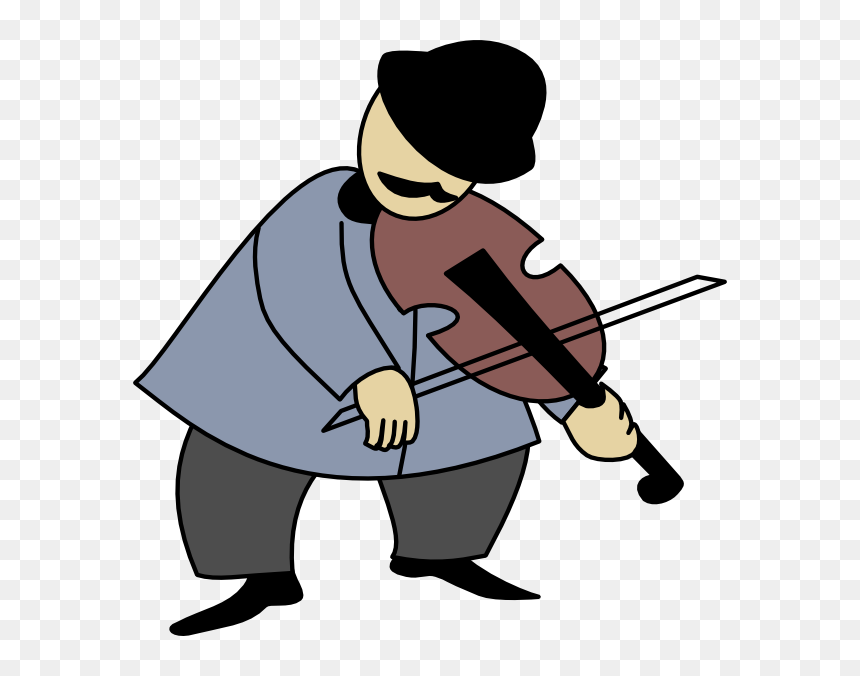This Graphics Is Violinist 1 About Fiddler Crab, Crab - Fiddler On The Roof Cartoon, HD Png Download - violinist png