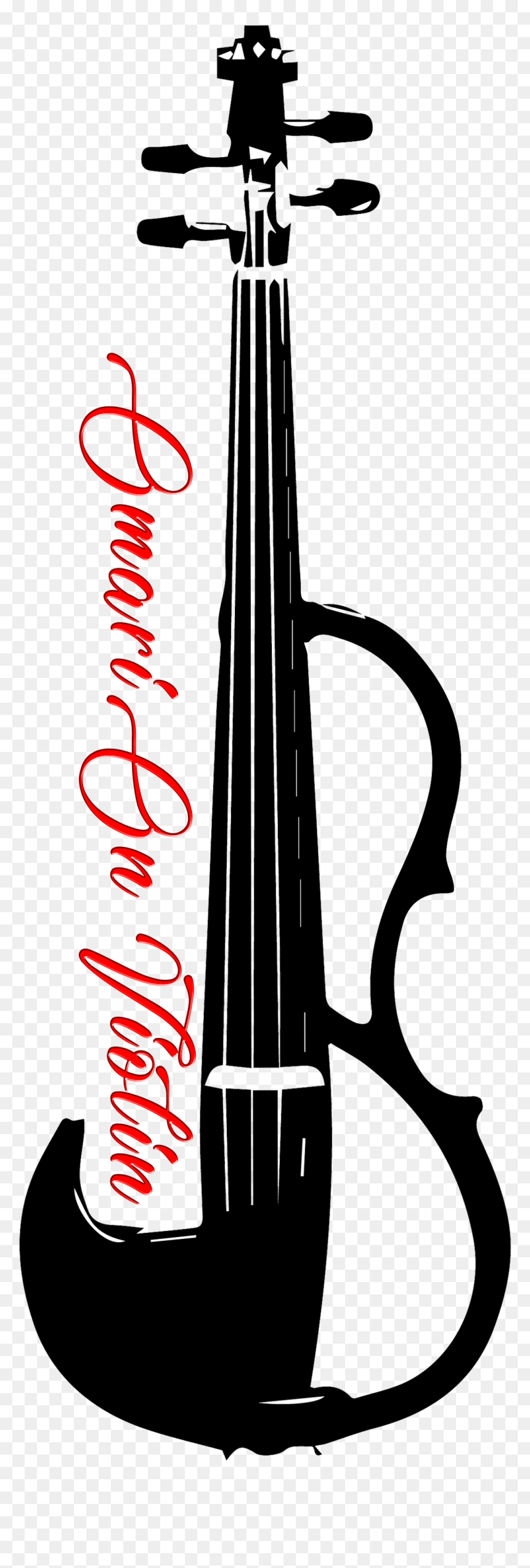 “omari On Violin” Logo - Yamaha Sv200, HD Png Download - violinist png