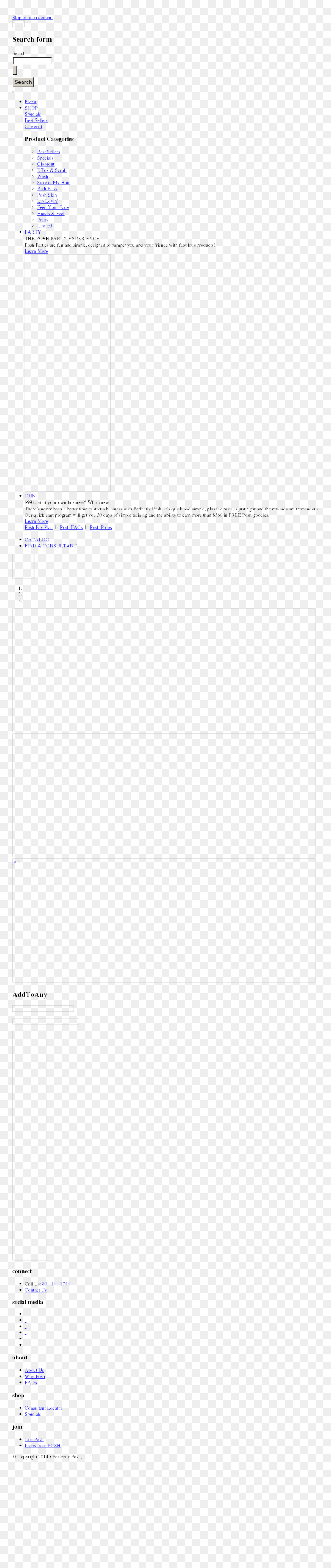 Screenshot, HD Png Download - perfectly posh independent consultant logo png