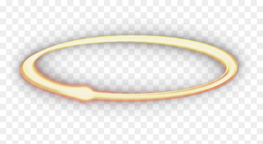#neon#gold#angel#shiny - Bangle, HD Png Download - angel ring png
